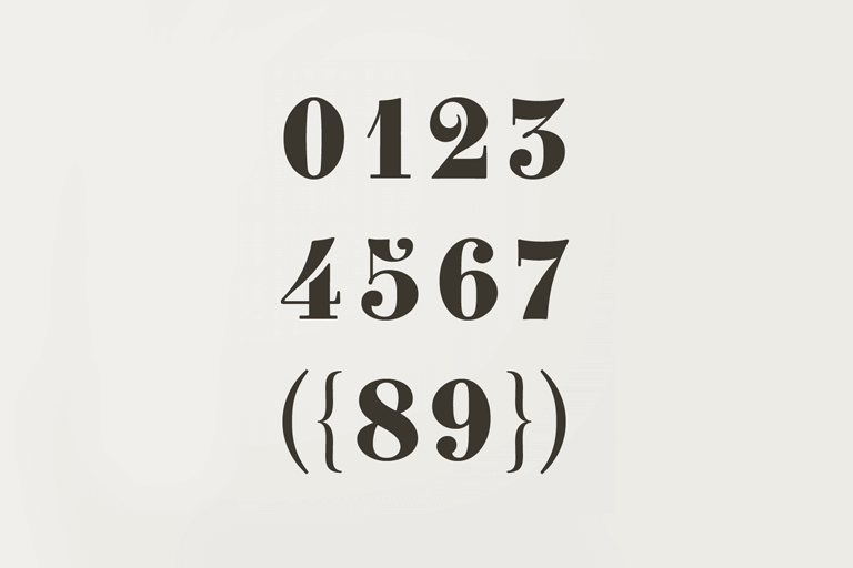 50+ Best Number Fonts for Displaying Numbers | Design Shack