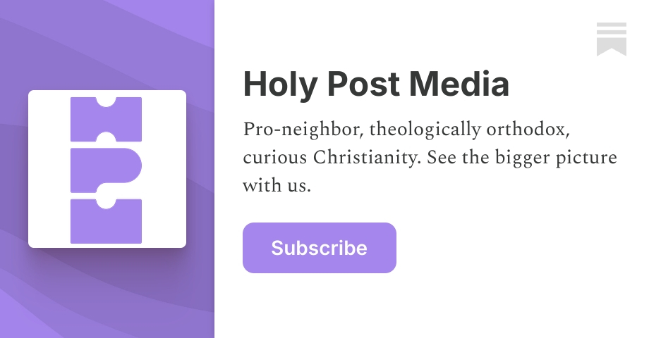 Holy Post Podcast | Holy Post Media | Substack