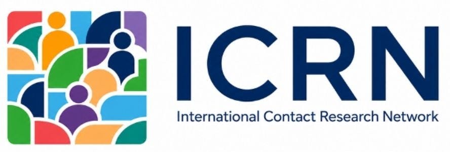 New ICRN logo featuring colorful overlapping silhouettes beside the text 'ICRN International Contact Research Network'