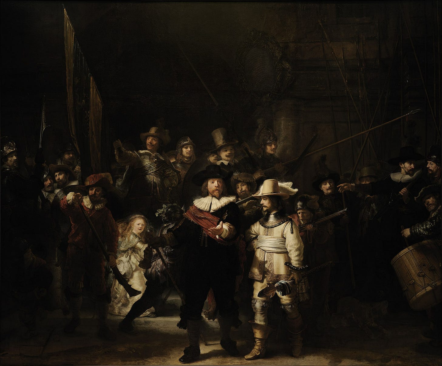 Rembrandt Night Watch militia Rembrandt Night Watch militia