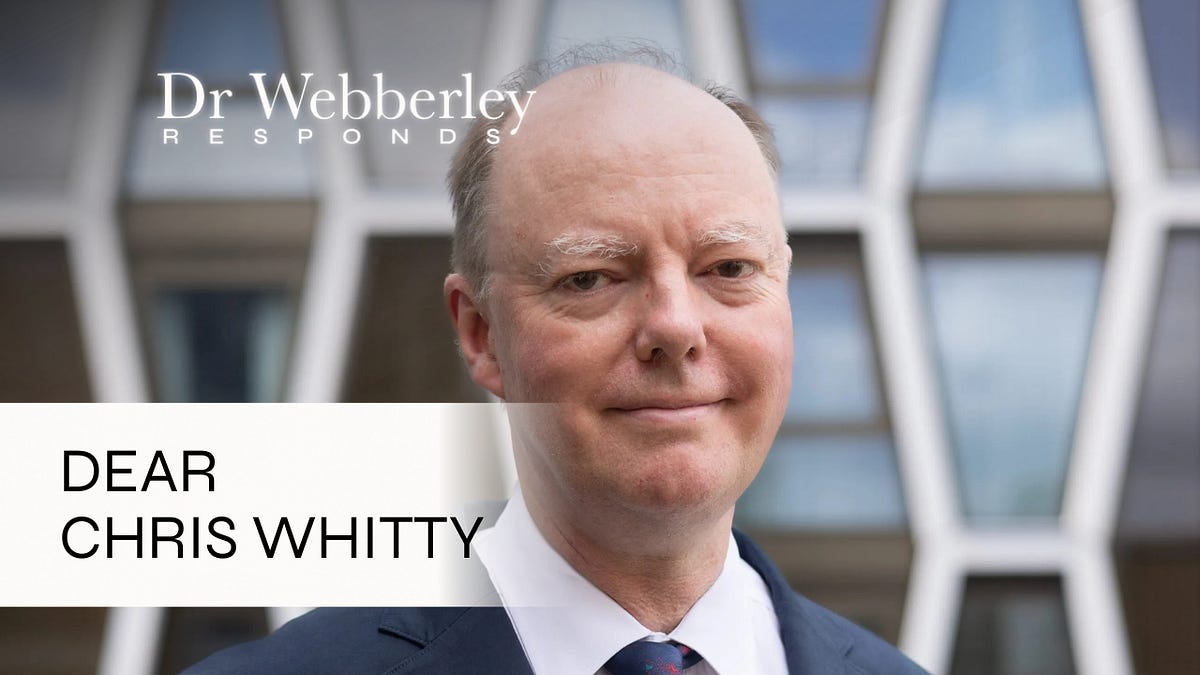 Why Chris Whitty Should Speak Out on Puberty Blockers