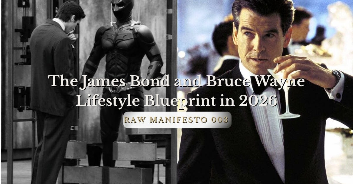 The James Bond and Bruce Wayne Lifestyle Blueprint in 2026