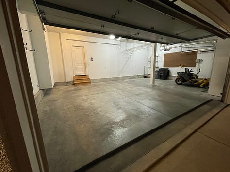 Photos of the house after everything was moved out.