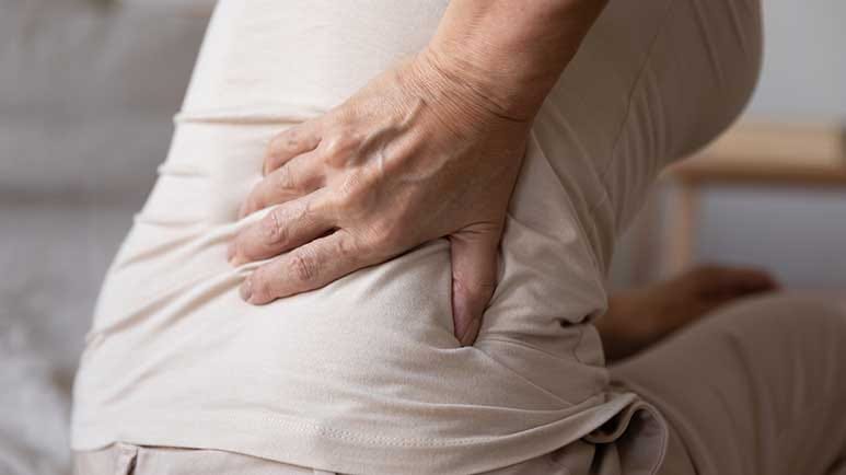 postmenopausal low back pain