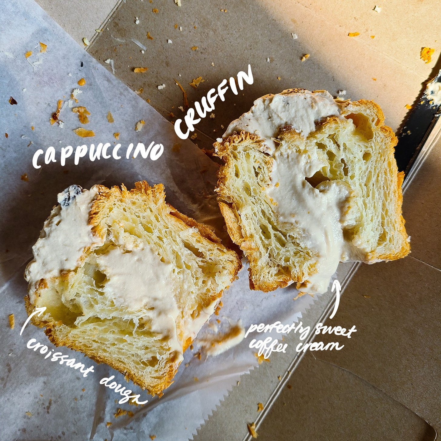 Vicente Bakery Cappuccino Cruffin