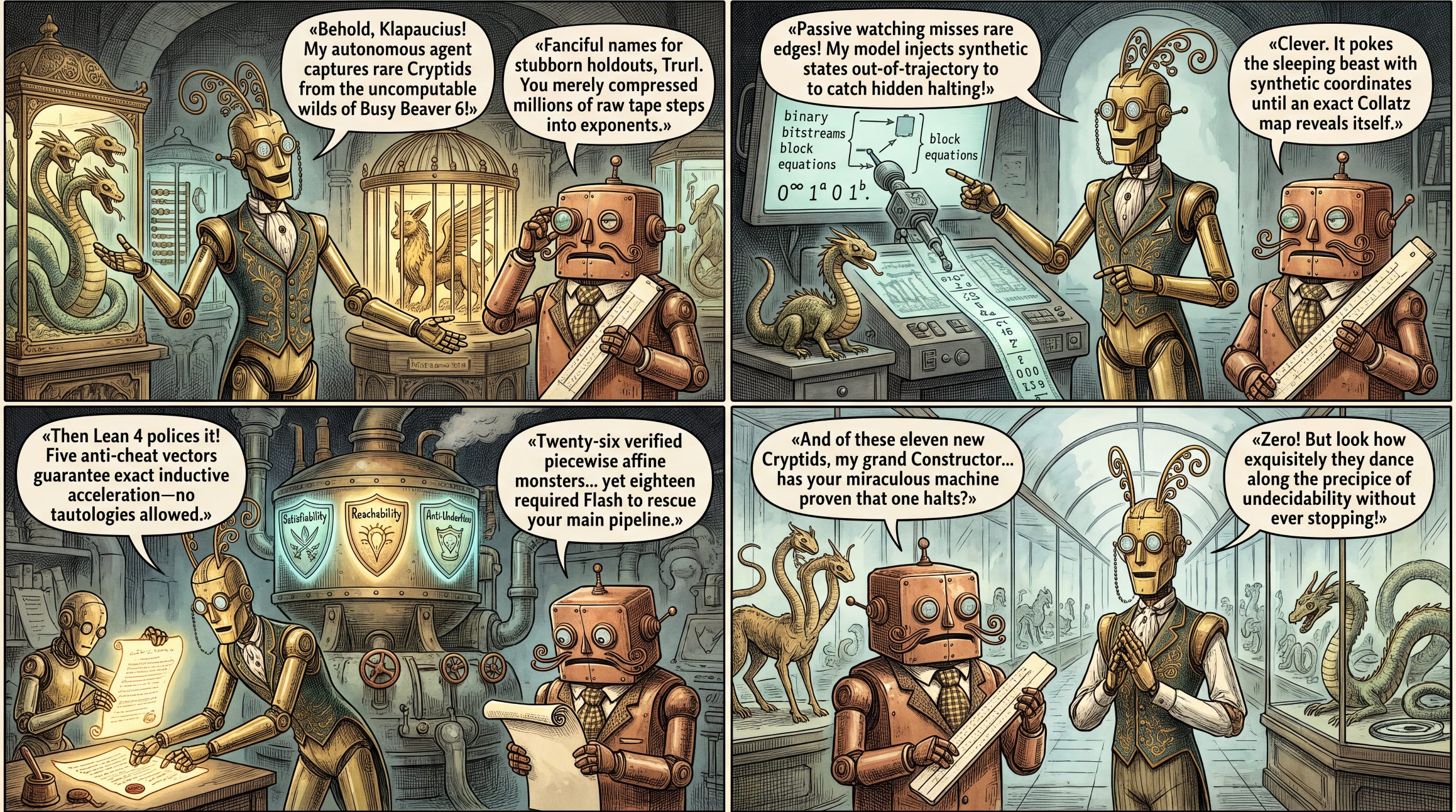 At the Limits of Computability: Steps Towards Autonomous AI Discovery on the Busy Beaver Frontier