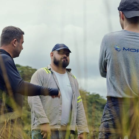 Morfo Team working in French Guiana