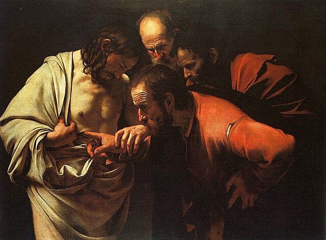 A Incredulidade de São Tomé (Caravaggio) – Wikipédia, a enciclopédia livre