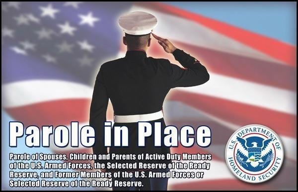 DVIDS - News - Parole in place to get 'green card' for family DVIDS - News - Parole in place to get 'green card' for family