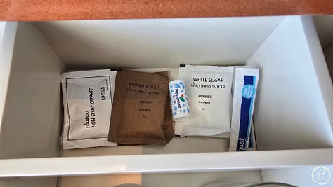 Standard Pattaya: Welcome amenities & mini bar