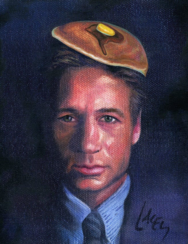 Funny painting by Dan Lacey. Funny painting by Dan Lacey.