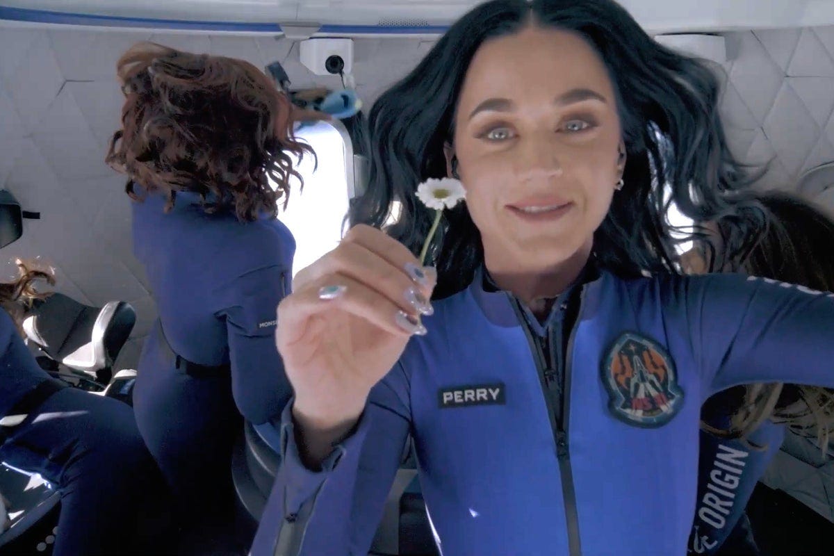 Katy Perry 'regrets public spectacle' of Blue Origin space mission | The  Independent