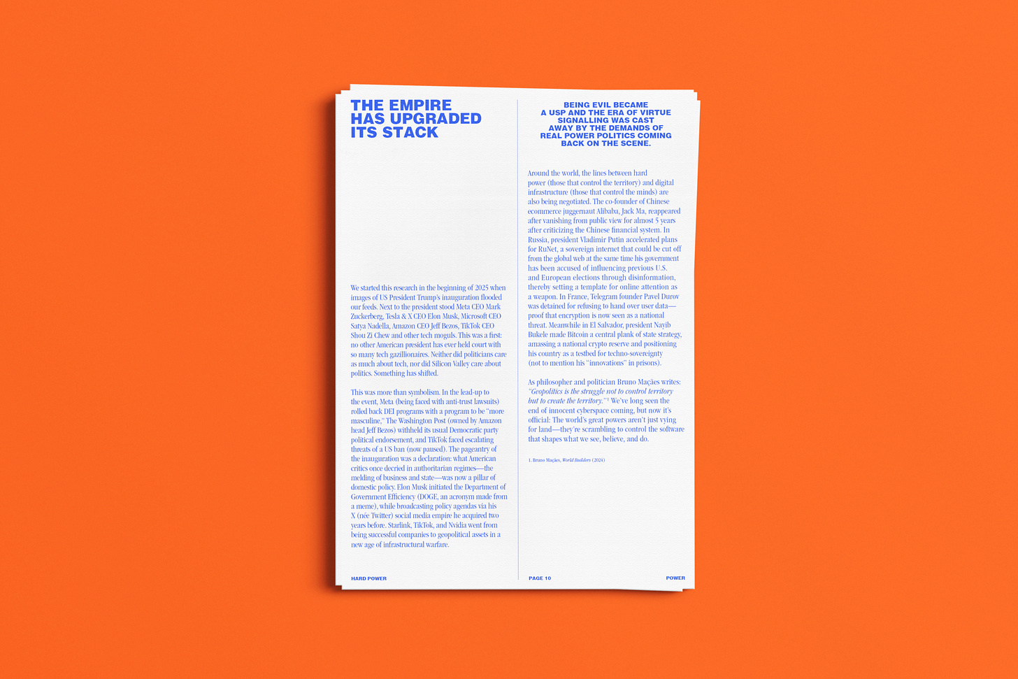 Single page excerpt of New World Order