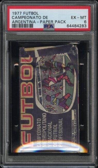 1977 Futbol Campeonato de Argentina Paper Pack PSA 6 EX-MT possible Maradona RC! - Picture 1 of 2