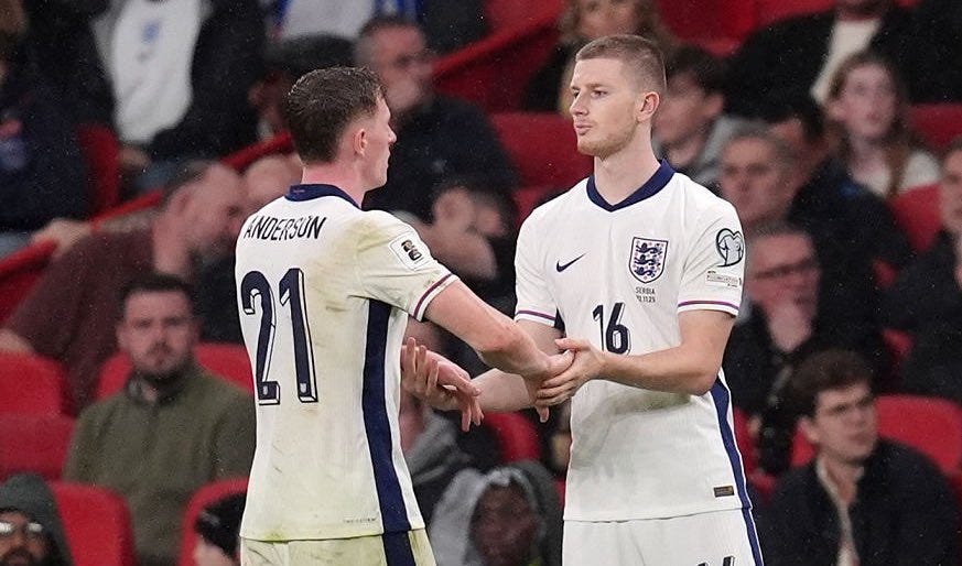🏴 England first choice Adam Wharton has thanked understudy Elliot Anderson for keeping his “seat warm” whilst he was injured. Wharton praised the “overrated” Notts Forest CDM as a “safe pair of 🏴 England first choice Adam Wharton has thanked understudy Elliot Anderson for keeping his “seat warm” whilst he was injured. Wharton praised the “overrated” Notts Forest CDM as a “safe pair of