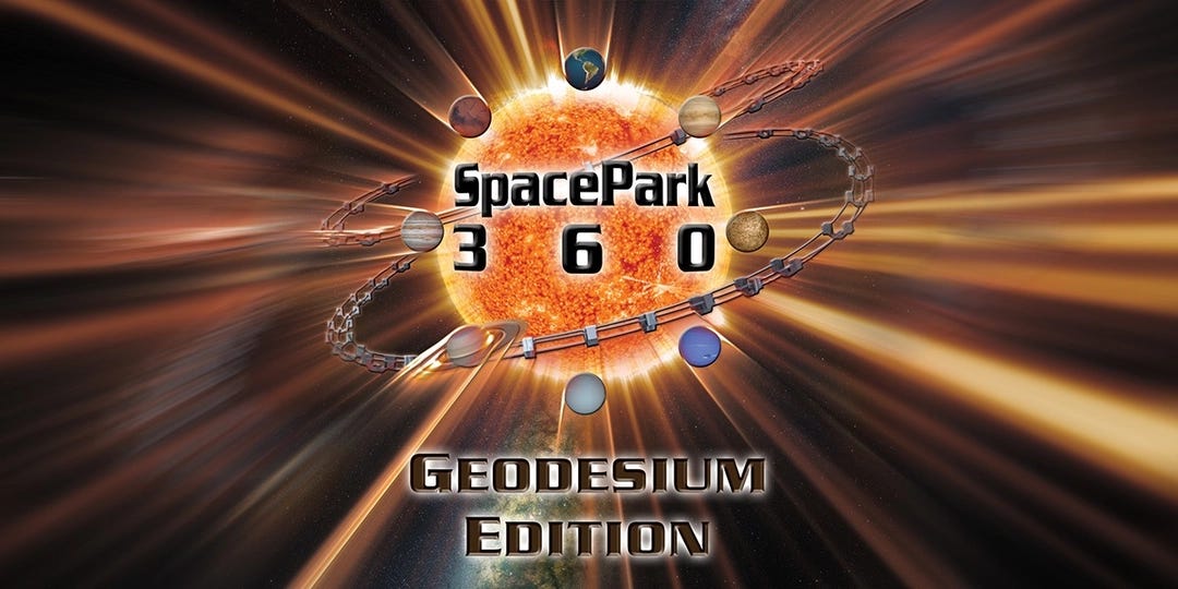 SpacePark 360: Geodesium promotional poster SpacePark 360: Geodesium promotional poster