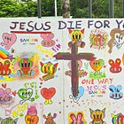 Christian vandalizes giant Pride month mural in Bangkok. On site reporting. 