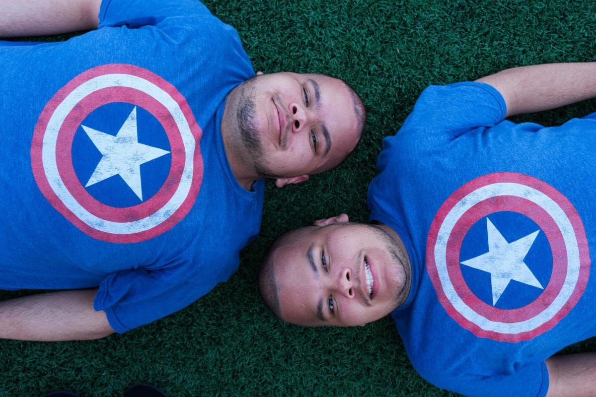 (L-R) John Valadez-Prieto wants to work for the Los Angeles Fire Department. Rafael Valadez-Prieto wants to work for the Inglewood Police Department for 10 years. Afterwards, Rafael plans to work at the Los Angeles Police Department to live with his brother. The twins have plans to reunite after they start working. (Jamila Zaki | Warrior Life) (L-R) John Valadez-Prieto wants to work for the Los Angeles Fire Department. Rafael Valadez-Prieto wants to work for the Inglewood Police Department for 10 years. Afterwards, Rafael plans to work at the Los Angeles Police Department to live with his brother. The twins have plans to reunite after they start working. (Jamila Zaki | Warrior Life)