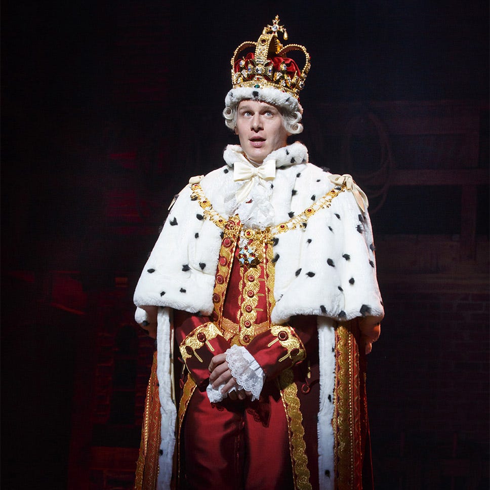 King George III from Hamilton King George III from Hamilton