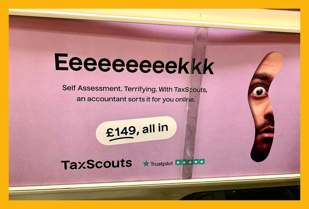 Billboard by TaxScouts, online accountancy service for self-employed people
