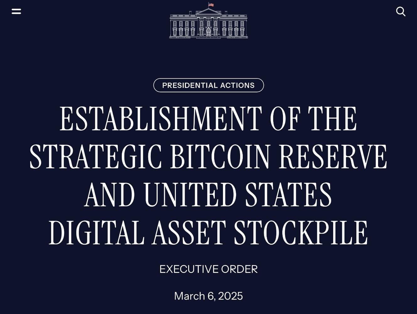 Here is the official Executive Order : r/Bitcoin Here is the official Executive Order : r/Bitcoin