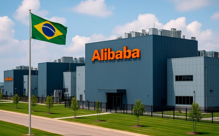Alibaba data centers Brasil