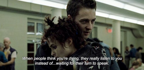 Anamorphosis and Isolate — ― Fight Club (1999) “When people think you're...