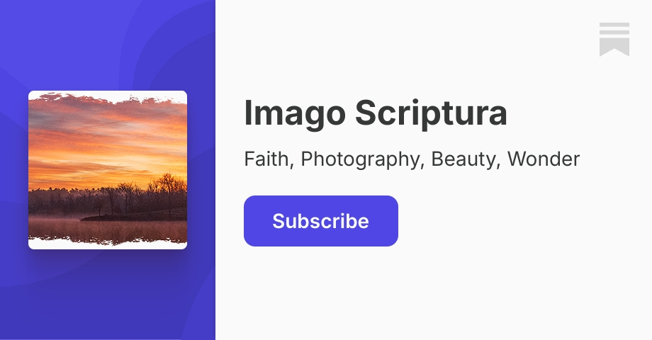 Imago Scriptura | Edward Goode | Substack