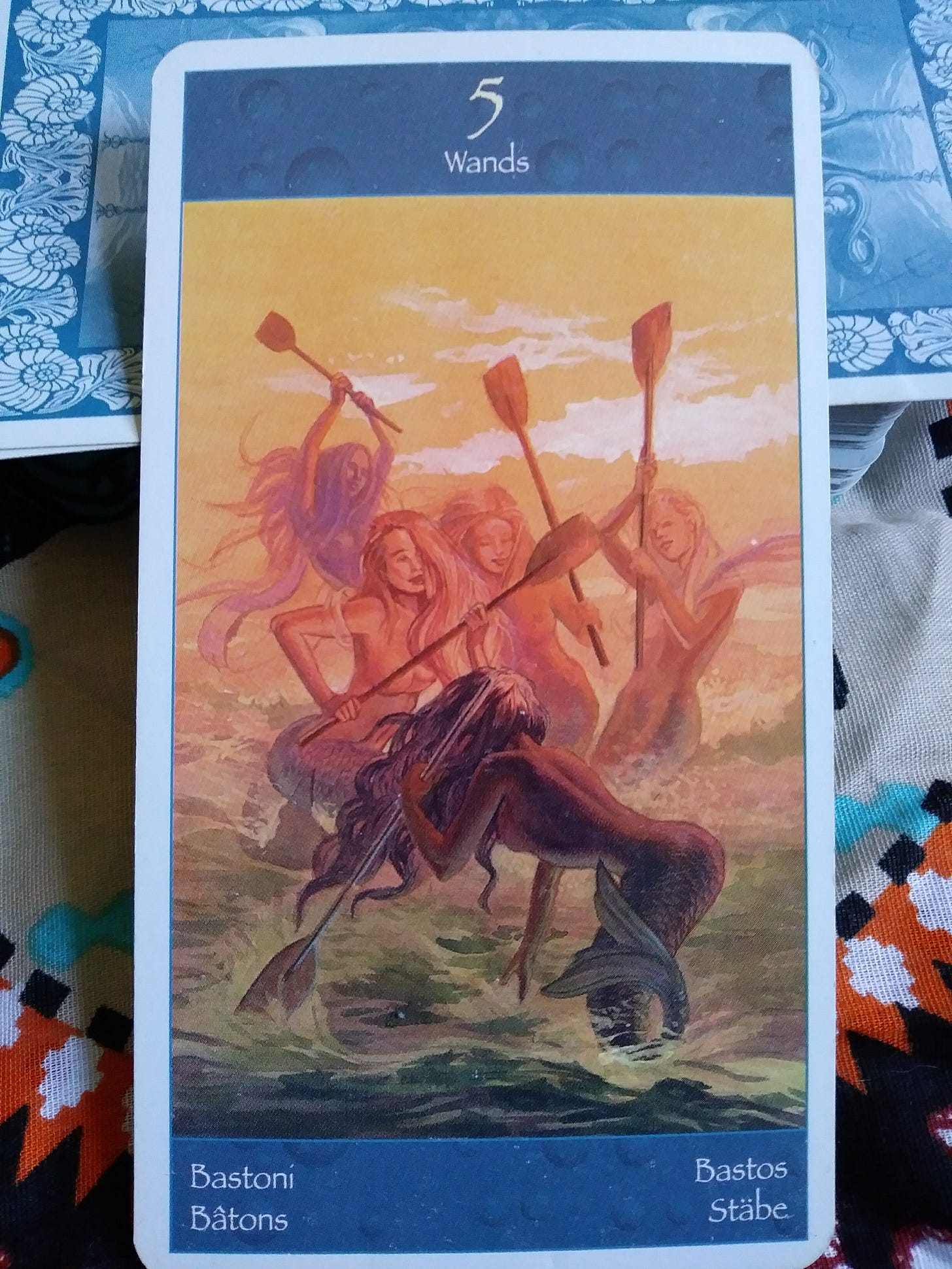 A Message from the Universe - 5 of Wands A Message from the Universe - 5 of Wands