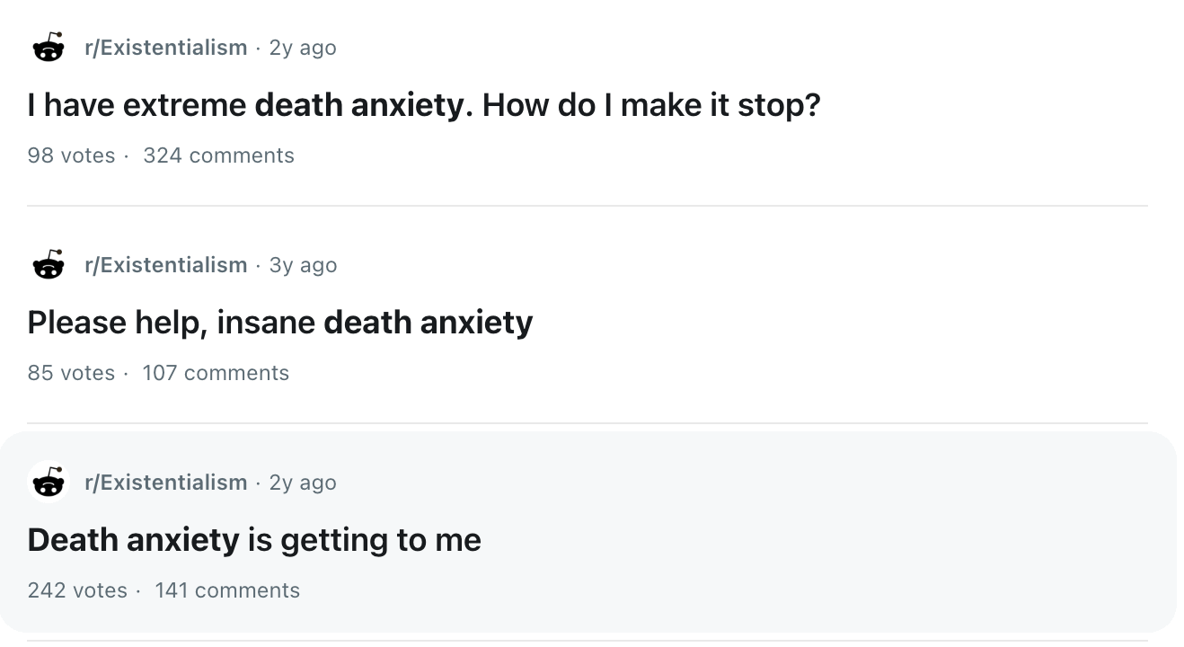 Confronting the Fear of Death: An Analysis of Death Anxiety Through the ...