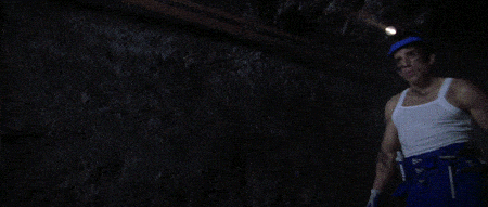 Zoolander working a coal mine. Zoolander working a coal mine.