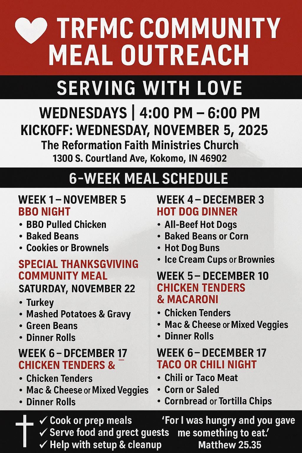 Volunteers Needed For Feeding Program The Kokomo Lantern