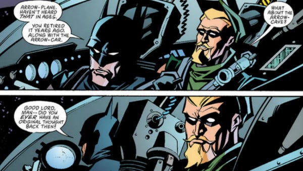 Batman gets snarky.