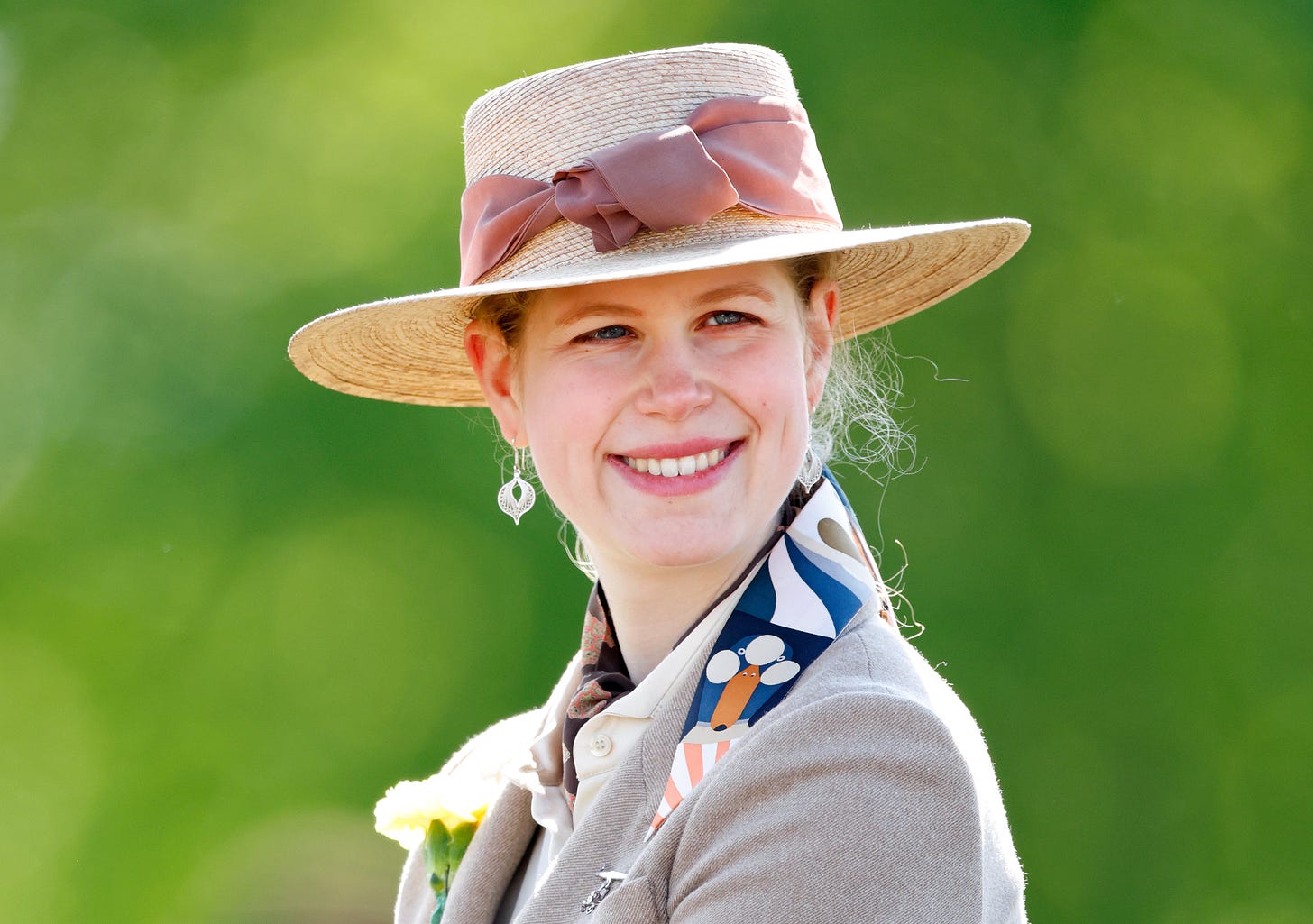 Lady Louise Windsor smiling