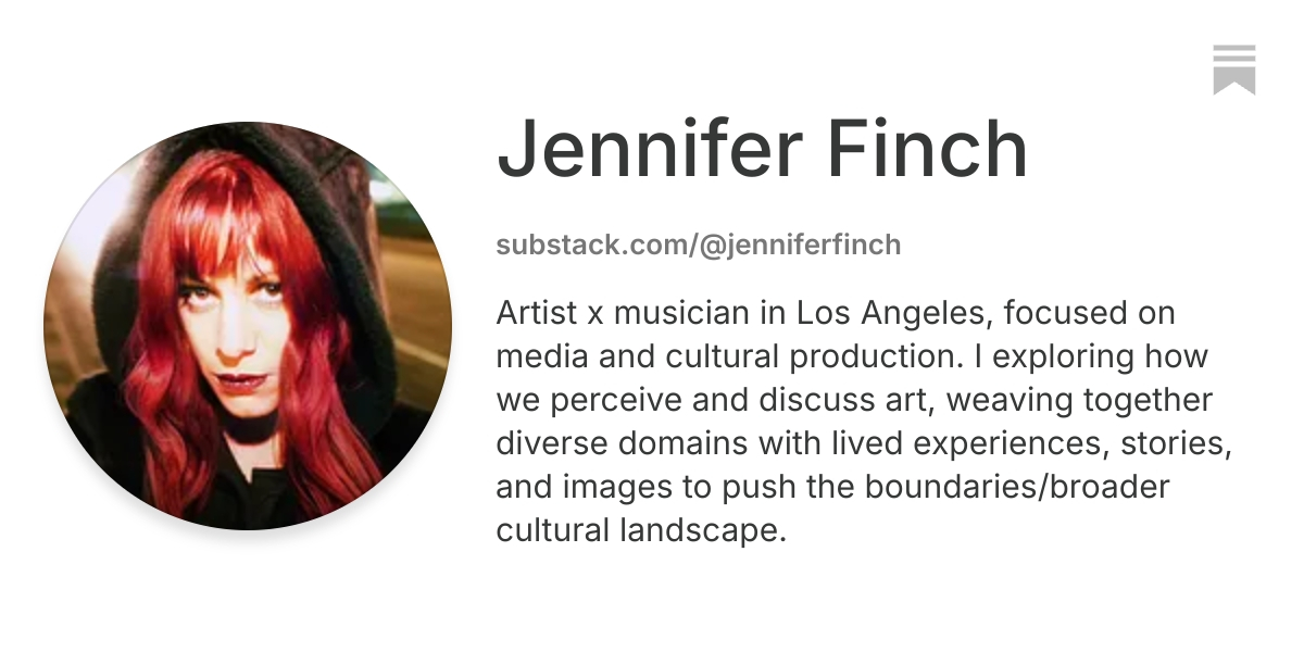 Jennifer Finch | Substack
