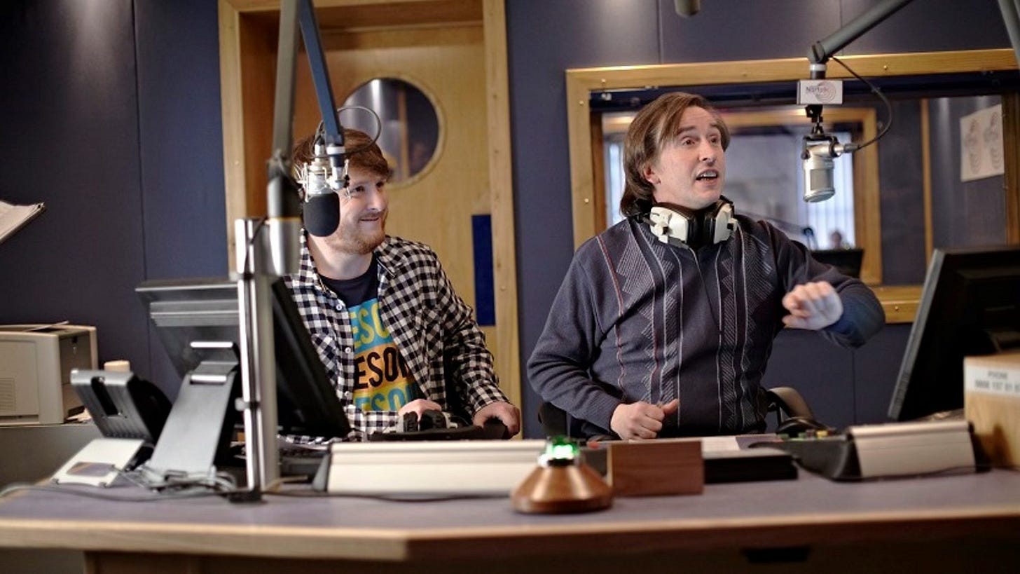Still from the 2013 film Alan Partridge: Alpha Papa