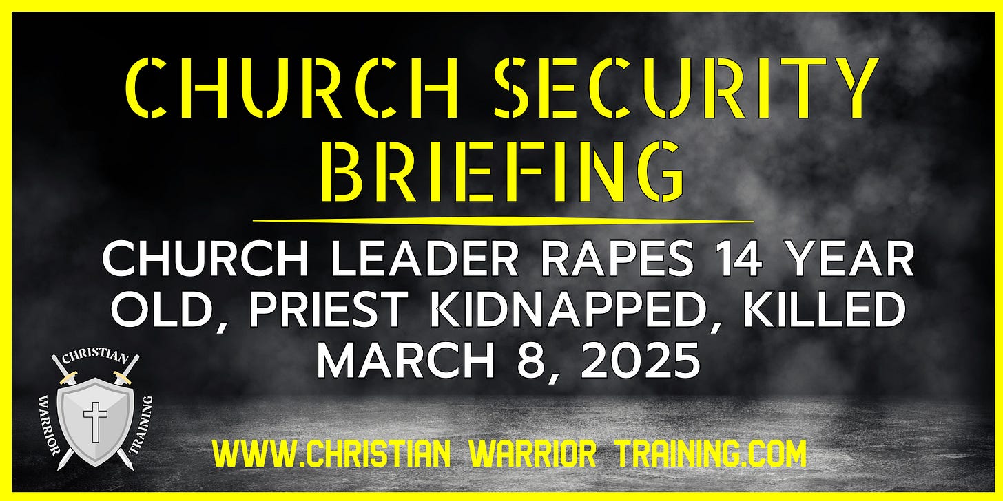 CHURCH SECURITY BRIEF