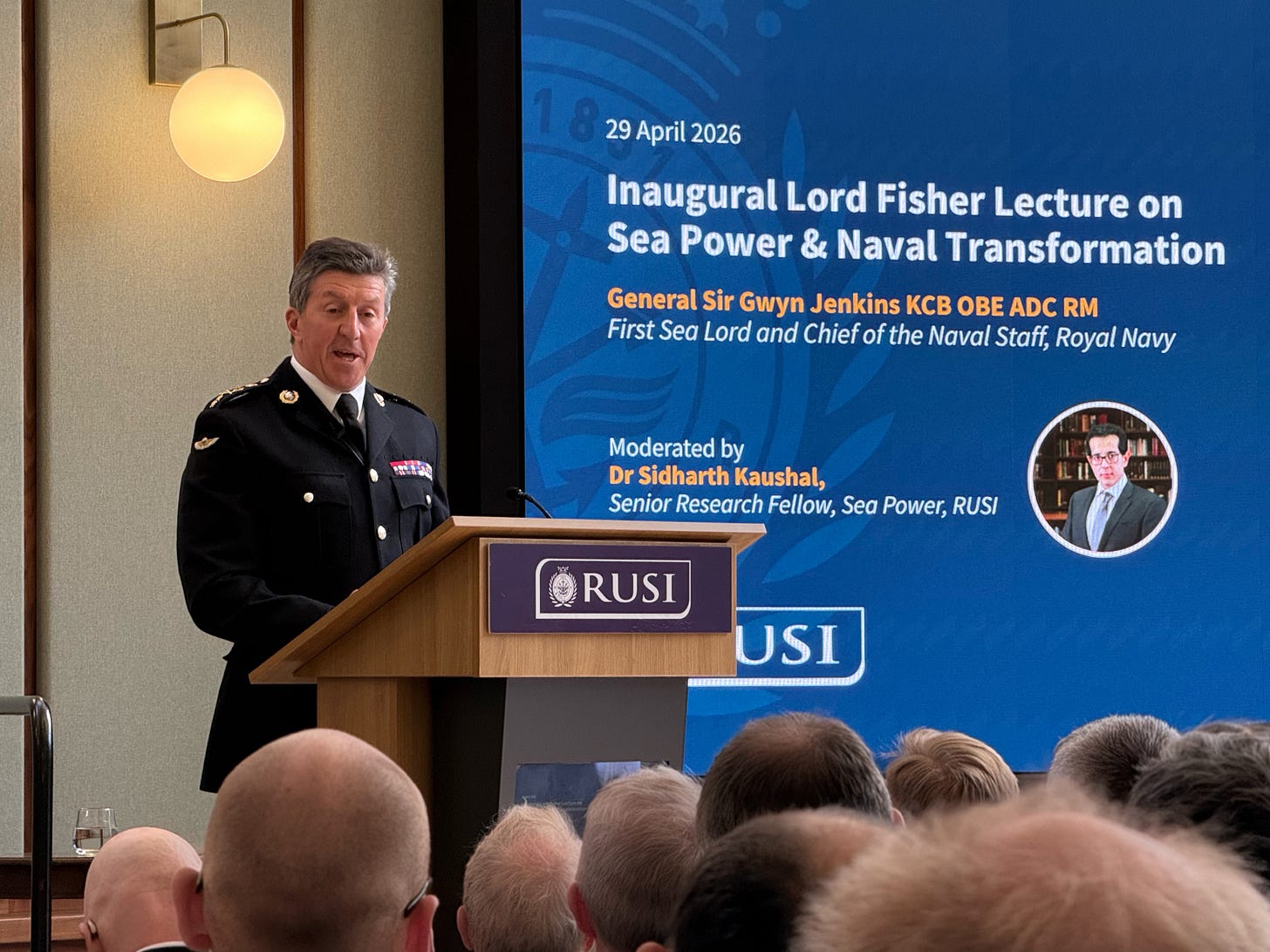 Royal Navy First Sea Lord: First Sea Lord, General Gwyn Jenkins  