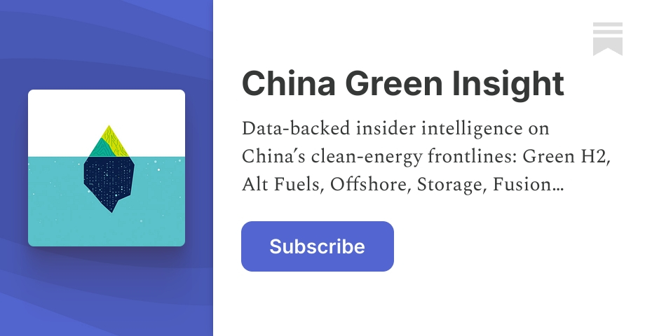 China Green Insight | Yuki | Substack