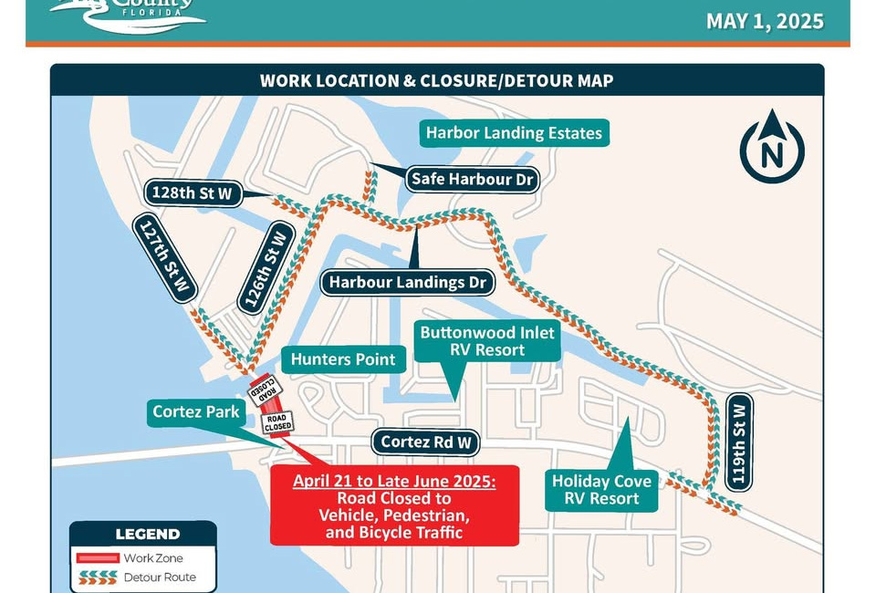 Cortez Bridge Utility Relocation Project Moves Forward with Road Closures and Detours Through 2026