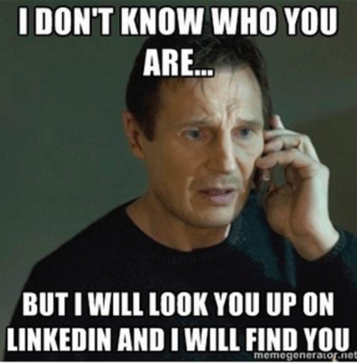 Networking meme - SLS Administrative Consultant
