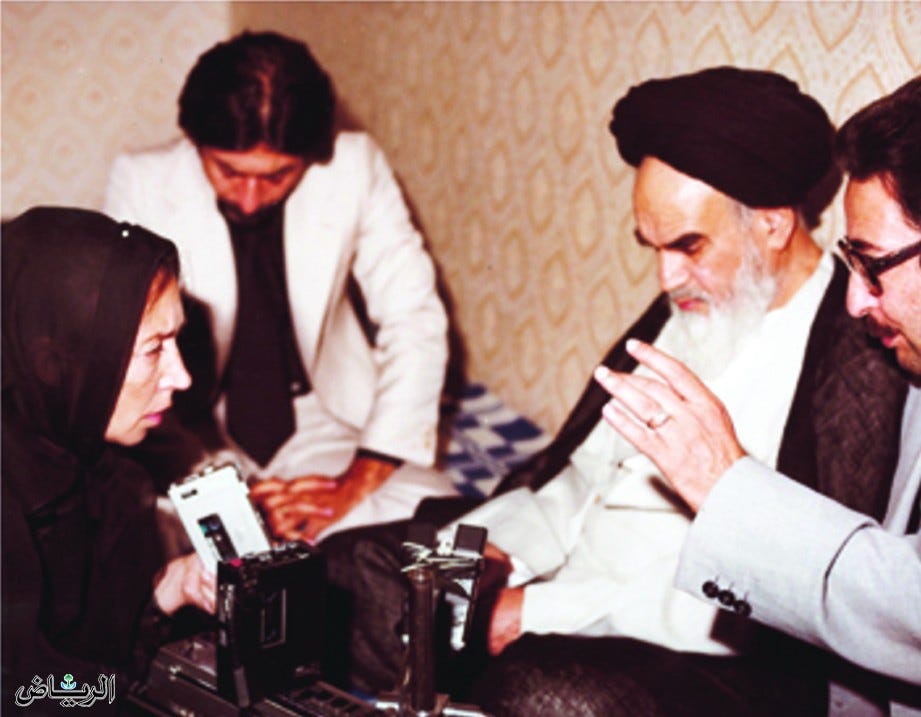 Oriana Fallaci intervista Ayatollah Khomeini (TV Special 1979) - IMDb