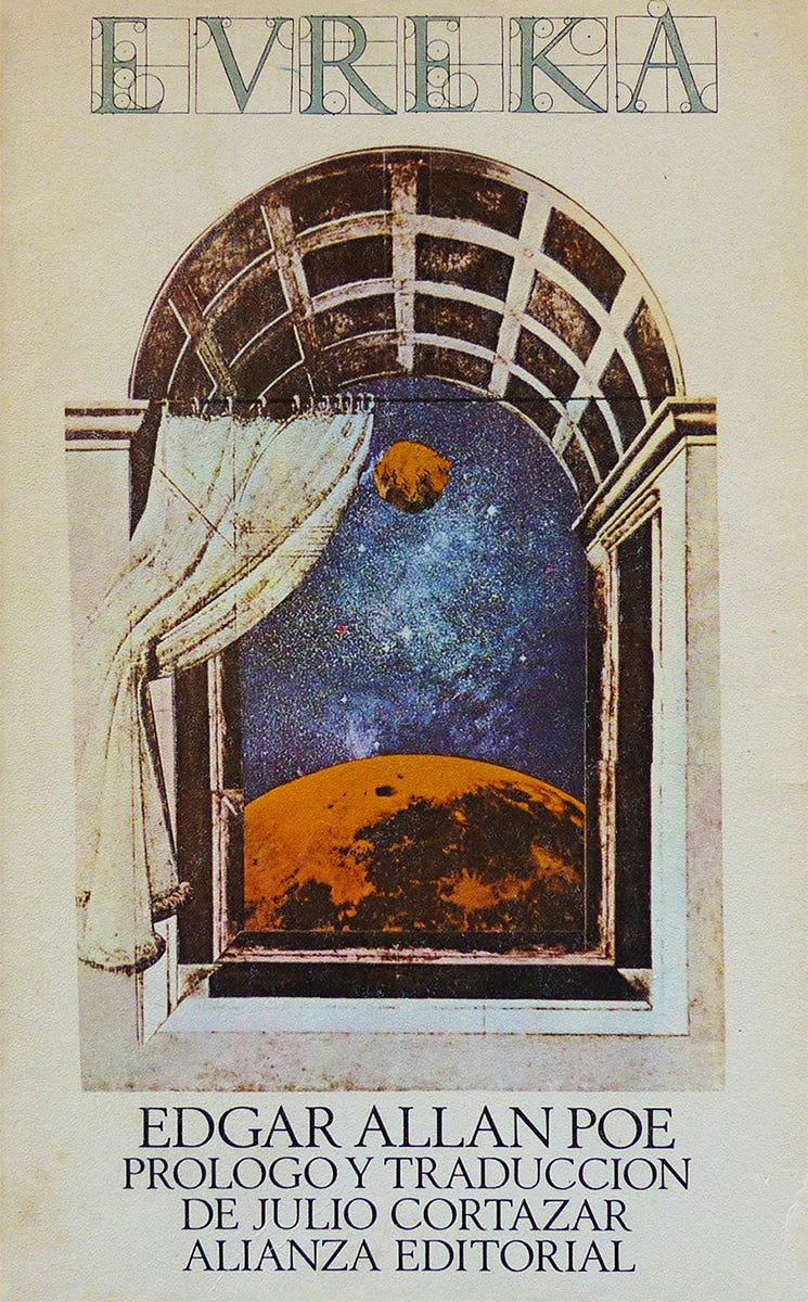 Edgar Allan Poe, (1848), Eureka, Preface and translation by Julio Cortázar, Alianza Editorial, Madrid, 1972 [Il Tuffatore, Madrid]