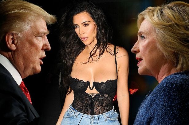 kim kardashian leaves donald trump for hillary clinton kim kardashian leaves donald trump for hillary clinton