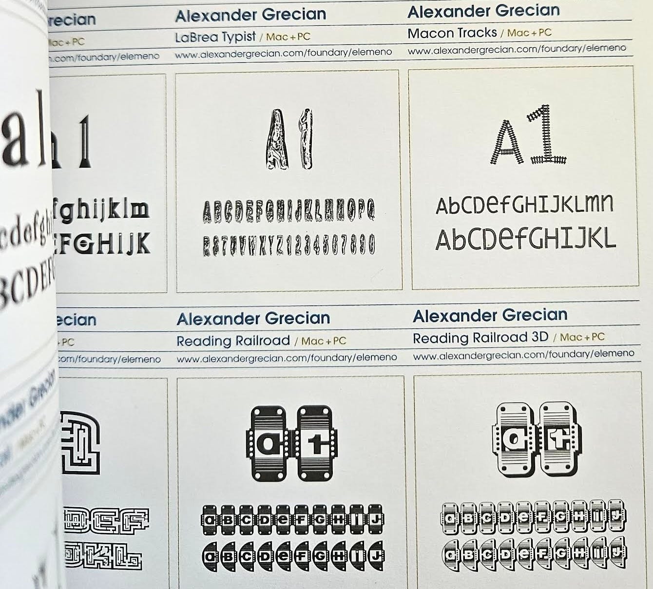 typeface samples