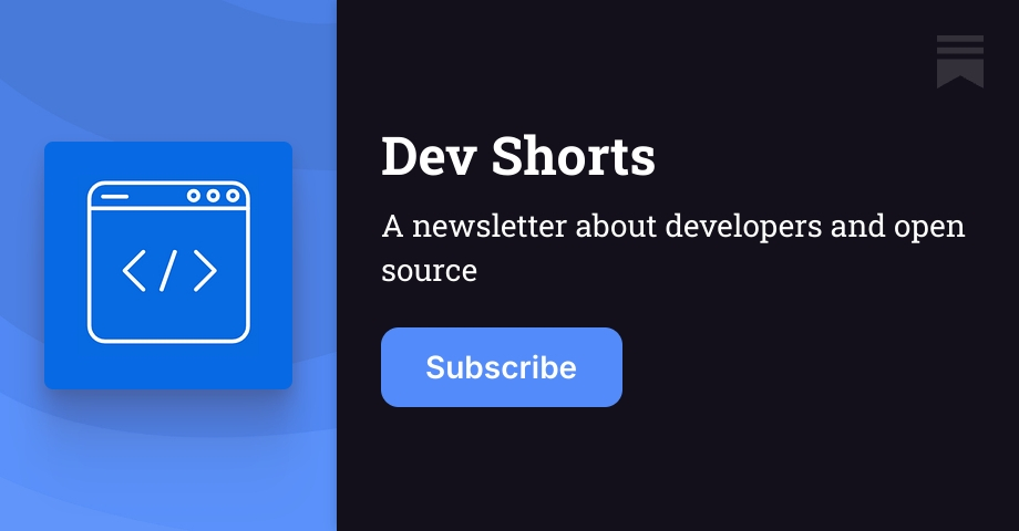 Dev Shorts | Aravind Putrevu | Substack