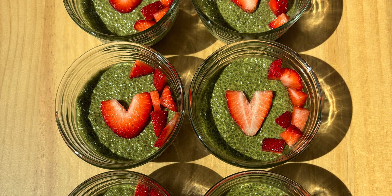 Matcha Latte Chia Pudding 