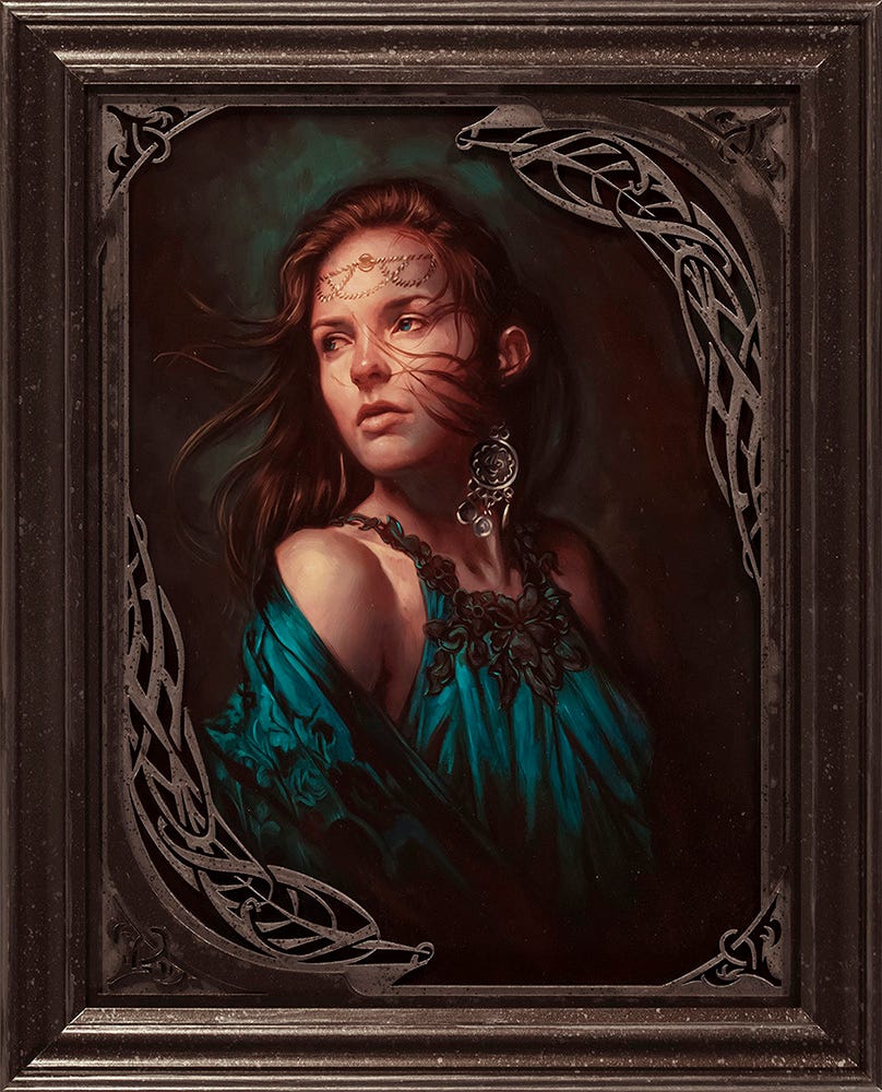 FANTASY ART SAMPLER #1: Michael C. Hayes - by J.Q. Graziano