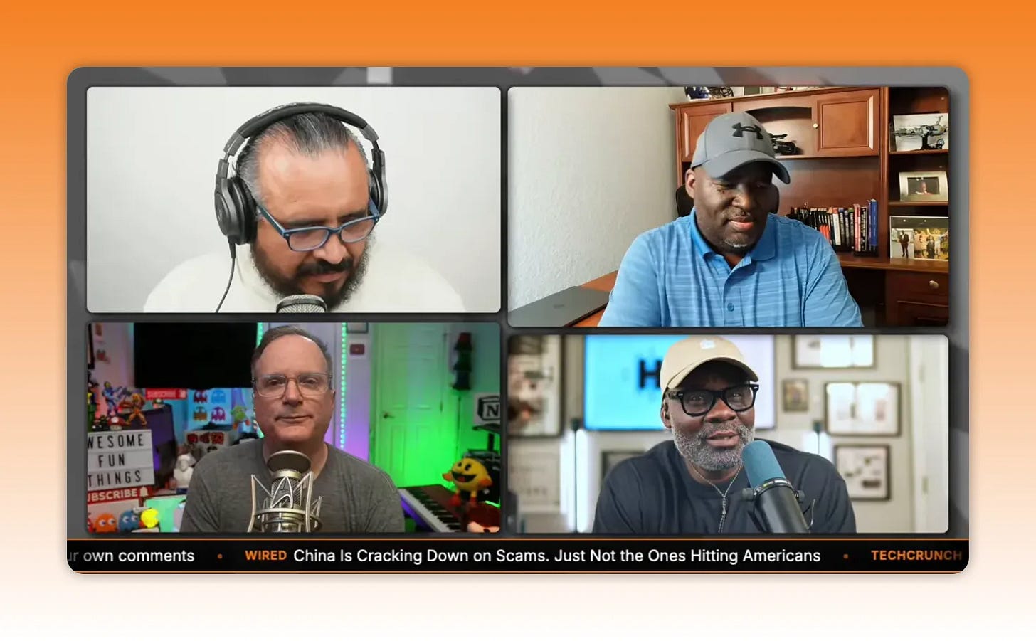 Hosts speaking during a discussion about engagement strategy for vertical and horizontal streams