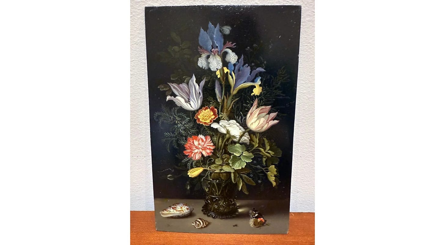 One of the 17th century still-life paintings in the halted Apple Tree auction.